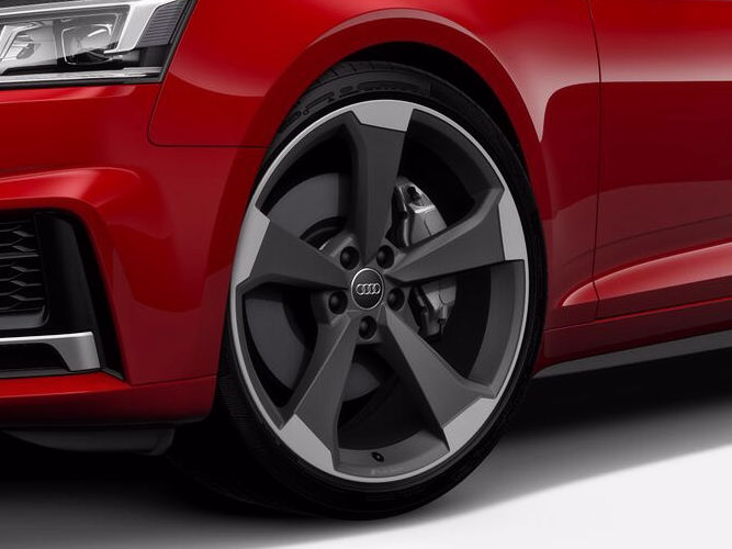 5-eget rotordesign, titaniumoptik (9J x 20"), Audi Sport